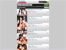 Tablet Screenshot of lesbianchunkers.com